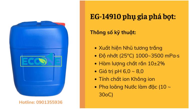 EG-14910 phụ gia phá hủy bọt trong sản xuất giấy